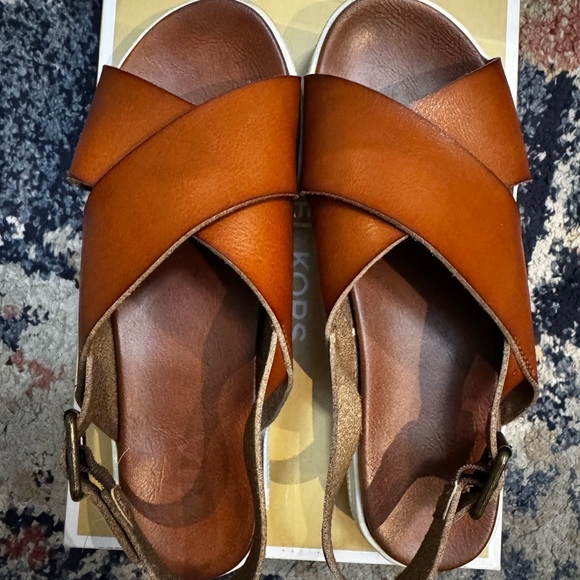 MIA, leather sandal, women, TAN color - Picture 2 of 4